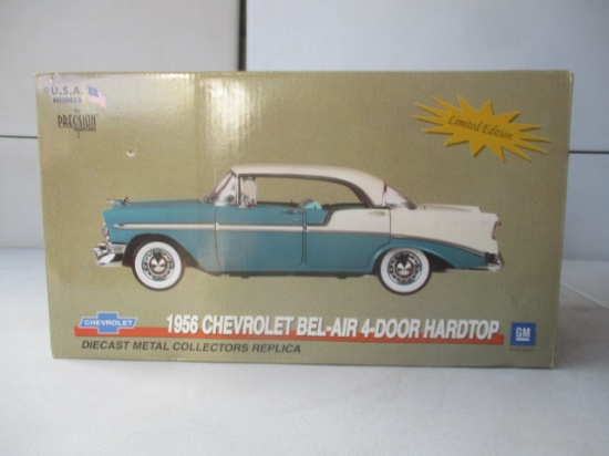 USA Models by Precision Miniatures 1956 Chevrolet Bel-Air 4 Door Hardtop. 1:18 Scale Limited Edition