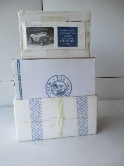 Franklin Mint - Autos, 1903 Ford Model A - Loose Parts; 1:16 Scale, 1936 Hudson Eight Limited 25th