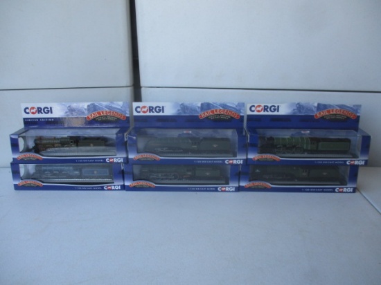 6-1:120 Diecast Rail Legends Corgi Train Cars: "Call Boy", Tornado Circa 2012, Dwight D. Eisenhower,