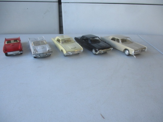 4 Thunderbird and 1 Lincoln Promo. 4 are in Excellent Condition, the Red '57-T-Bird is Damaged