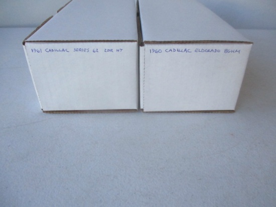 2 Unbuilt Rare Modelhaus Resin 1/25 Scale Kits. 1960 Cadillac Eldorado Brougham, 1961 Cadillac