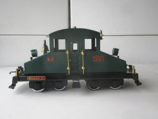 Buddy "L" RR - Outdoor Railroad Car - T Reproductions, painted pressed steel Steeple Cart BL-14. 17"