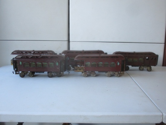Antique Lionel New York Central System Passenger Cars. 12"