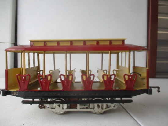 Unmarked Electric 202 Rapid Transit Trolley