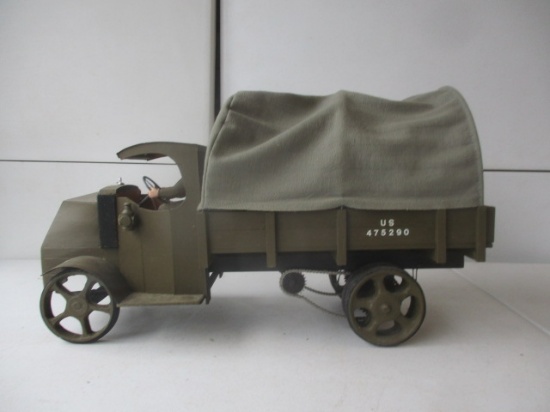 Wooden Military Truck Built by Joe Krajicek New Paltz NY Aug 1990. US 475290