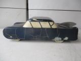 Vintage Styling Model Wooden Car with Metal Wing 17