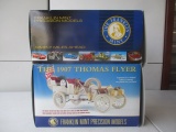 Franklin Mint Precision Models 1907 Thomas Flyer 1:24 Scale and 1951 Hudson Hornet 1:24 Scale.
