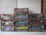 Highway 61 Diecast Promotions by Ertl; 10 Autos 1:18 Scale including 1957 