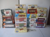 19 Buses - Mostly Corgi; 3 Are IXO Models 1:43 Scale Connoisseur Collection - 1:50 Scale; KMB