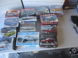 13 Chevrolet Model Kits, Some Sealed, Some Opened. A few open Boxes Are Damaged But All