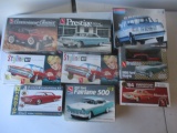 9 Ford/Lincoln Model Kits. Some Sealed, Some Opened. The Open Kits Appear To Be Intact and