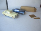 Two Bunthrico Chrysler Promo Cars 1949 and 1955. Both Near Mint. The 1955 has the Original Box