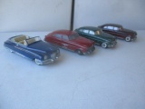 4 Mastercaster Early Promos. These are late 1940's Hudson Commodores, 1 is a 1949 Packard