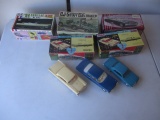 8 Unbuilt and Built Kits: The AMT 1962 Buick Convertible and CJ5 Jeep are Unbuilt.
