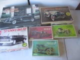 6 - 1/16 Scale Kits. All are Unbuilt. 3 Aurora Kits are all Factory Sealed