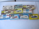 10 Small Scale Revell Highway Pioneers and Other Scenes Model Kits. The V8 Ford Hot Rod box Has a