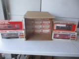 Lionel 15 Box Freight Cars and Pennsylvania Work Caboose; 12 are MIB and 4 others . O and O27 Gauge