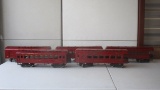 The Ives Railway Lines NYC + H RR Passenger Cars 187-1, 187, 188, 189, 189-1. 17 1/2