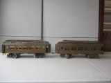 3 Lionel, 1 Williams Passenger Cars. 17