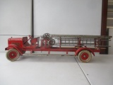 Kingsbury Toys Keen, N.H. Ladder Fire Truck 33 1/2