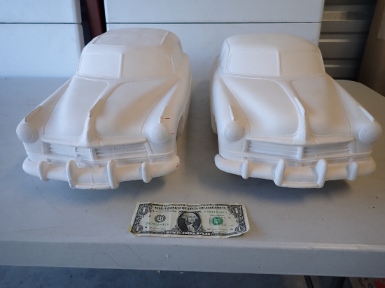 2 Resin Cars - One is a convertible - 25"