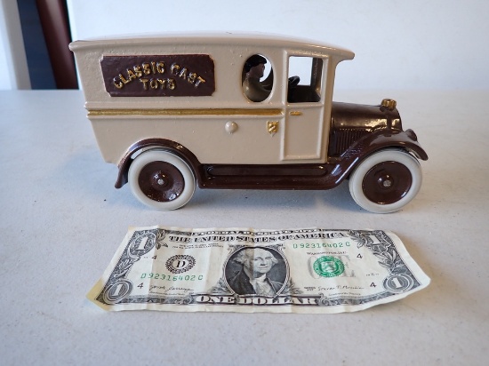 Classic Cast Toys Delivery Truck Reproduction - 8"