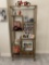 Metal and Glass Etagere (Unassembled)