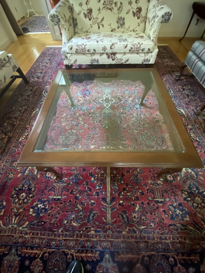 Ethan Allen Square Coffee Table