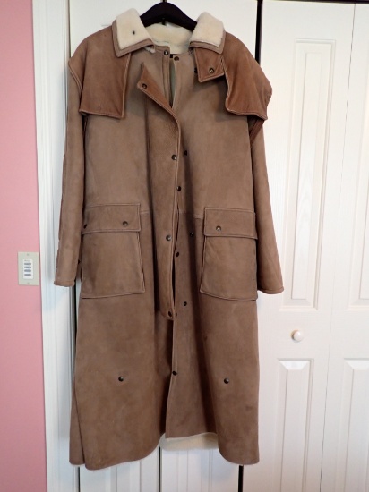 Overland Sheepskin Co. Men's Leather Coat