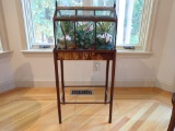 Metal Terra - Metal and Glass Terrarium with Stand