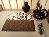 License Plates, Cowbell, etc.