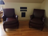 2 Boston Interiors Leather Chairs