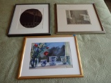 2 Signed Prints and 1 Watercolor -