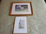 Ann Miller Print and Nellie Gill Watercolor