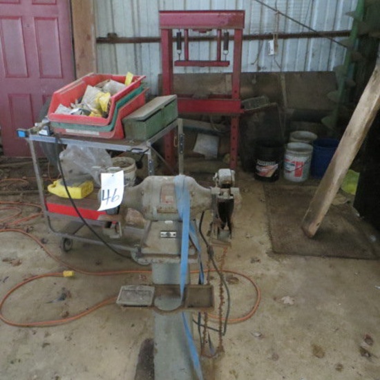 DBL End Grinder, H-Frame Press & Cart
