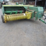 1984 JOHN DEERE 347 Square Baler, S/N E030BEX670176 W/ Bail Caddy & 8 Boxes of Wire Tie