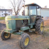 1973 JOHN DEERE 4030 2 WD Diesel Tractor, S/N 4030H0088608, Enclosed Cab, 7062 hours