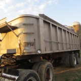 1984 PARKER 25 Ft Aluminum TA Dump Trailer