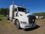 2008 PETERBILT 386 TA CONVENTIONAL SLEEPER TRUCK TRACTOR, 776,552 MILES