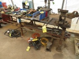 9' IRON WORKBENCH W/VISE