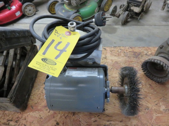 DAYTON 5K907D SINGLE END ELECTRIC GRINDING UNIT