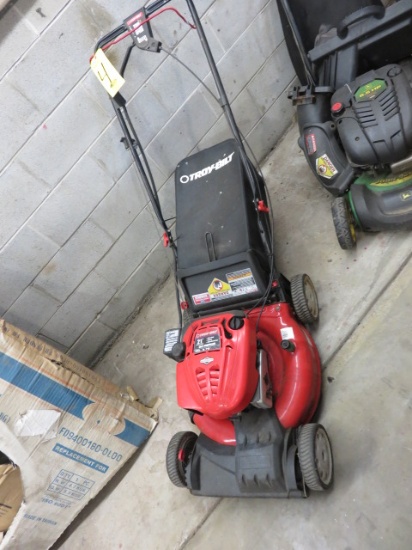 TROY-BILT 21 IN. SELF-PROPELLED MOWER WITH CATCH BAG, MULCHING CAPABILITY, WITH ELECTRIC START (MISS
