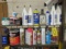 (2) SHELVES OF ASSORTED FLUIDS