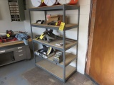 48 IN. ADJUSTABLE RACK AND WIRE SHELF UNIT (CONTENTS NOT INCLUDED)