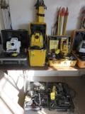 TRIMBLE  5605 DR200+ TOTAL STATION WITH TRIPOD AND MISC. ACCESSORIES