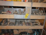 (3) SECTIONS OF HAND TROWELS AND (2) BLOCK CARRIERS