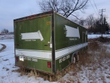 1995 HAULMARK 24 FT. ENCLOSED UTILITY TA TRAILER, VIN 16HGB2428SP005948