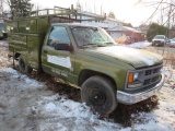 1995 CHEVROLET 2500 UTILITY BODY TRUCK, VIN 1GBGC24K0SE101952-AS IS