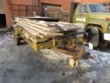 1998 SP TA CONSTRUCTION TRAILER, VIN WA8257, 16 FT. WOOD STAKEBODY WITH ANGLE IRON FRAME...
