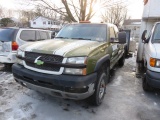 2003 CHEVY SILVERADO 2500 EXTENDED CAB 4X4 PICKUP, VIN 1GCHK29U83E187106, 218,498 UNVERIFIED MILES